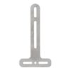 Support T pour catadioptre inox 150x75x2mm
