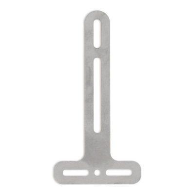 Support T pour catadioptre inox 150x75x2mm