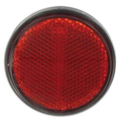 Catadioptre arrière ronde/rouge CE pour visser 60mm