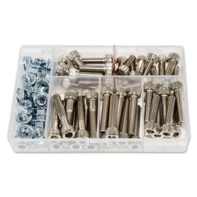Set de vis+écrous M6 Inbus, résistance à la traction 12.9, 80pcs