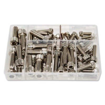 Set de vis M5/M6/M8 Inbus, résistance à la traction 12.9, 60pcs