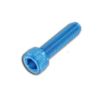 Vis à tête cylindrique M5x20mm alu bleu (6 pcs)