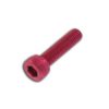 Vis à tête cylindrique M5x45mm alu rouge (6 pcs)