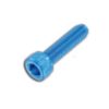 Vis à tête cylindrique M8x50mm alu bleu (6 pcs)
