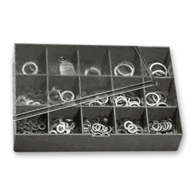 Rondelles en alu 6x10mm jusqu'à 22x28mm (400 pcs.)