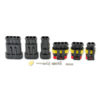 Set de connecteurs Superseal AMP 3x 2/3/4 pôles, étanche à l'eau