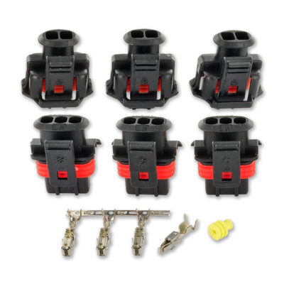 Set de connecteurs Bosch 3x pôles 2/3 res. eau