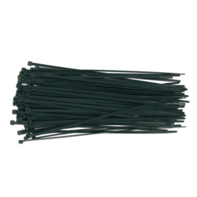Attache rapide plastique noir 100mm (100pcs)
