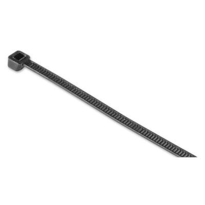 Assortiment attaches rapide plastique noir de 75pcs 3 longueurs