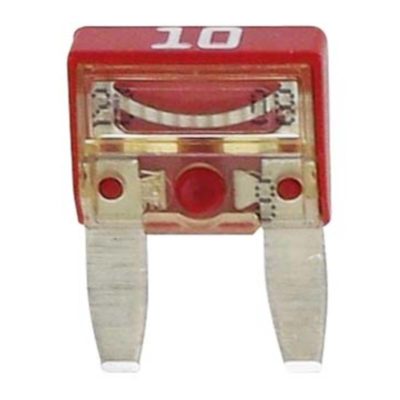 Kit 10 fusibles plats mini 10A 11x16mm