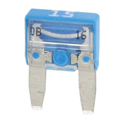 Kit 10 fusibles plats mini 15A 11x16mm