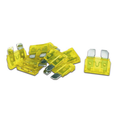 Kit 10 fusibles plats midi 20A 19x20mm