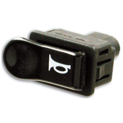 Interrupteur pour corne Piaggio noir (R.O. 2290681)