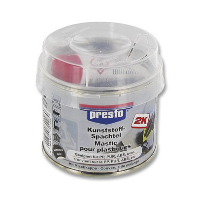 Mastic pour plastiques 2 comp. Presto 250g