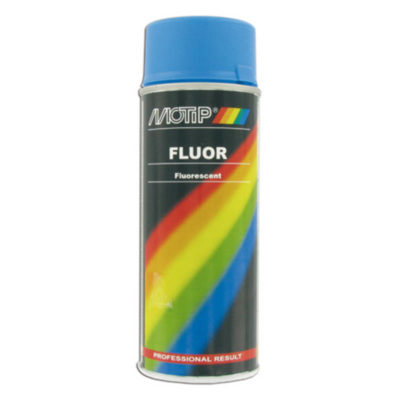 Peinture Motip fluorescente bleue 400ml