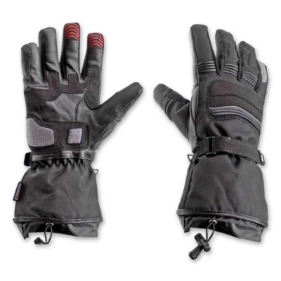 Gants d'hiver cuir de vachette avec smart touch, noir, XXL