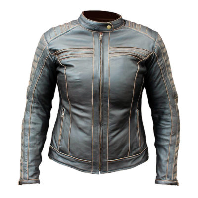 Veste/blouson Moto ARCHIVE CLASSIC cuir de buffle, femme XL