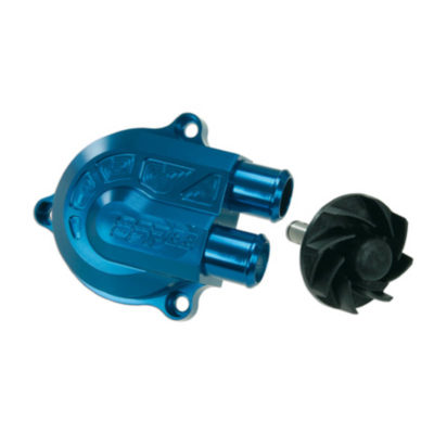 Pompe à eau alu SSP Minarelli bleu anodi