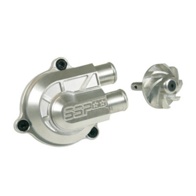 Pompe à eau alu SSP Minarelli chromée