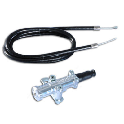 Levier de choke Polini métal et câble