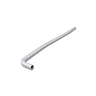 Tuyau d'eau refroidissement Ø 20x26mm, 45/90°, 1m argent.