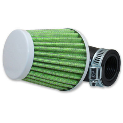 Filtre à air 90° vert/blanc  raccord 28/35mm
