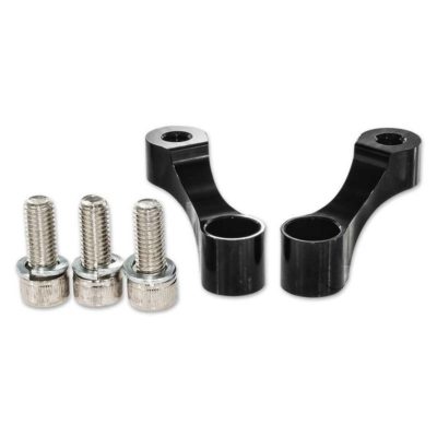 Élargir pour rétro SHIN YO 35mm M8x1.25mm Alu CNC noir paire