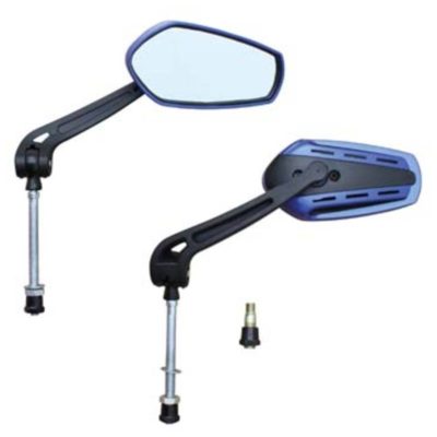 Rétroviseurs X-Run bleu/noir CE (paire)