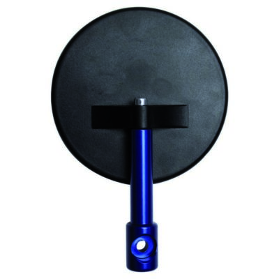 Rétroviseur montage guidon homologué 17-> noir/bleu 1pce Euro 4