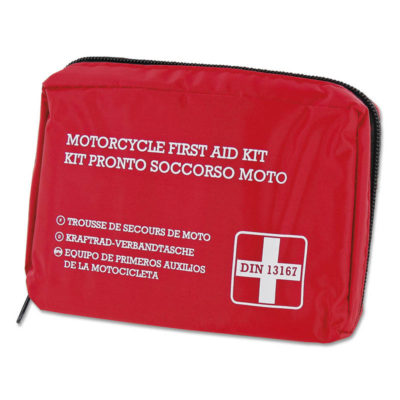 Trousse de premiers soins pour moto DIN13167