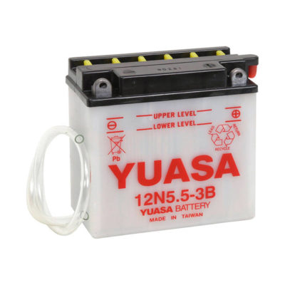 Batterie 12N5.5-3B  Yuasa ouverte sans acide