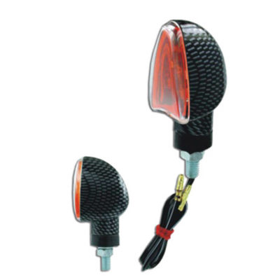 Paire clignos RMS carbon/orange courts CE