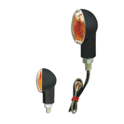 Paire clignos RMS Ovalia courts noir CE 12V 21W