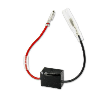 Relais cligno 12V électronique 2 câbles (22x17x12mm) Moto