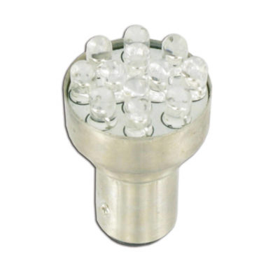 Ampoule phare arrière rouge LED 12V BAY15d