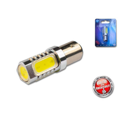 Ampoule phare arrière LED blanche (4 Leds) 12V 1.2W BAY15d