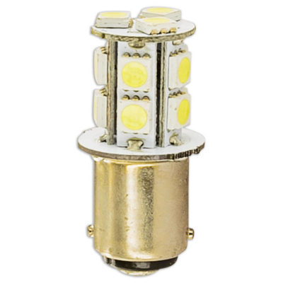 Ampoule BA15d 6V LED (13 LED) blanche