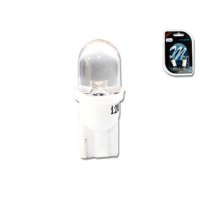 Ampoule chaud blanche LED T10 W2.1X9.5D 12V0.29W 2 pcs.