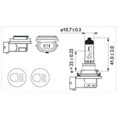 Ampoule H8 12V 35W Philips