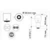 Ampoule BA15s 12V 21W Philips