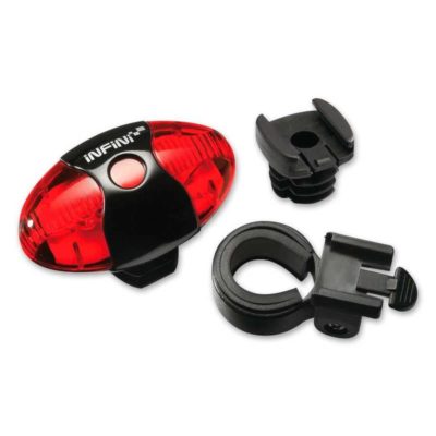 Feu arrière LED INFINI avec 5 LEDs, 4 réglages, batterie inclus (CR2032)