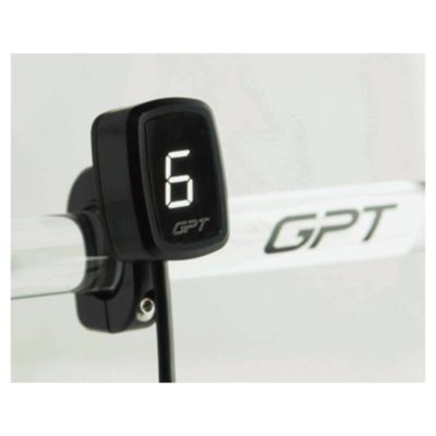 Indicateur de rapport engagé GPT série Alu Kawasaki noir/blanc