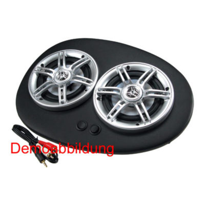 Haut parleur cuir 800W Aprilia SR50 bleu PRIX NET