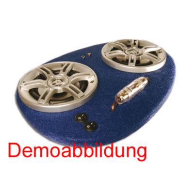 Haut parleur cuir  800W Gilera Runner bleu PRIX NET