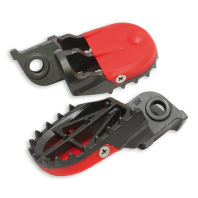 Repose-pieds DRC acier avec Slider Yamaha WR/YZ125-450 noir