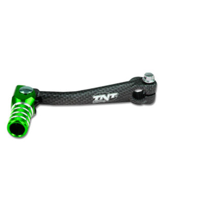 Levier de vitesse alu TNT Minarelli AM6 carbon/vert
