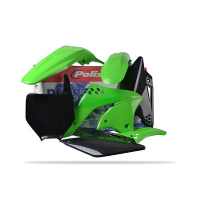 Kit carénage vert Kawasaki KX250F 06-08
