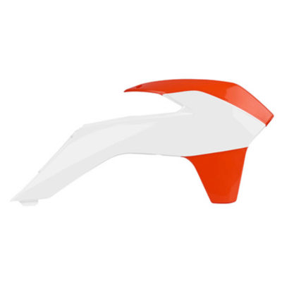 Ecope radiateur orange-blanc KTM SX/SXF 2015 ->