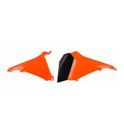 Prs caches latéraux (Airbox Cover) orange KTM EXC 2012 - 2013