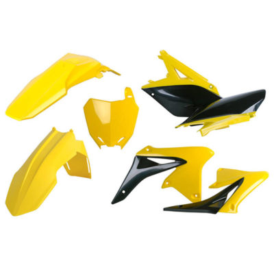 Kit carénage jaune-noire Suzuki RMZ 250 2010-2018